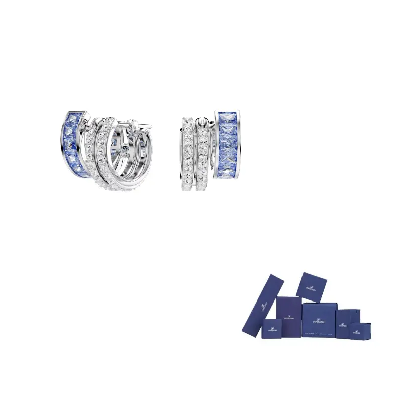 Swarovski Синтетические циркониевые серьги Women's Blue
Swarovski Синтетические циркониевые серьги Women's Blue