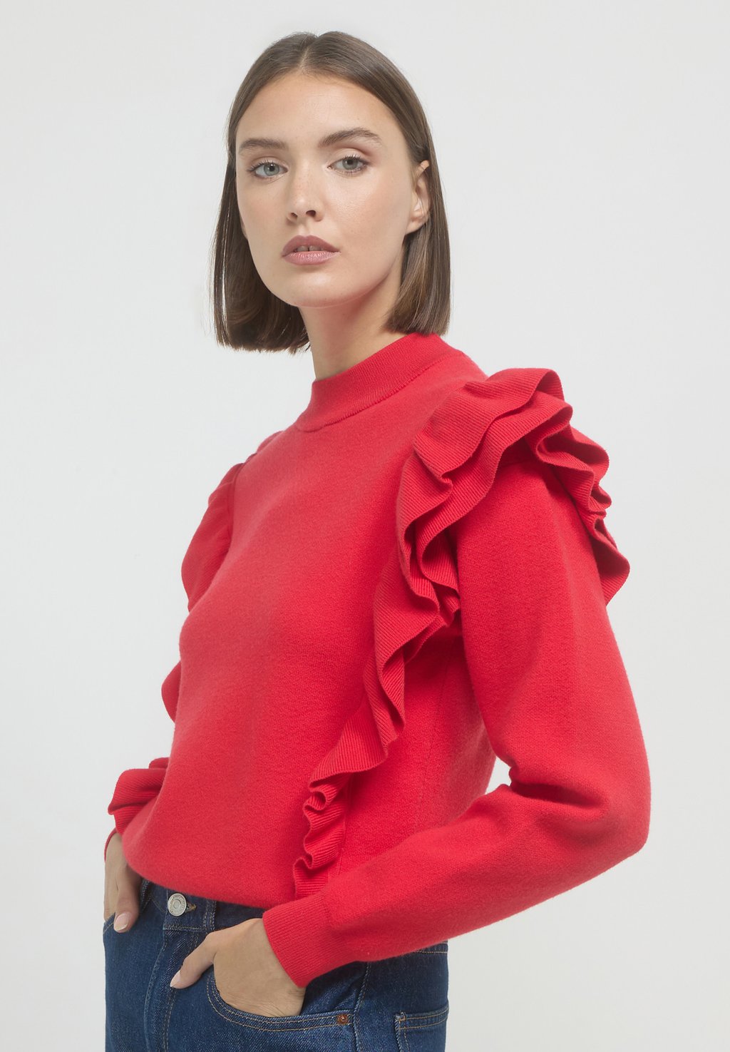 Джемпер CON ROUCHES Calliope, красный
Джемпер CON ROUCHES Calliope, красный
