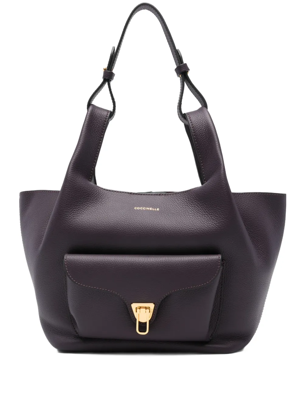 Сумка на плечо из кожи с узлом на ручке Coccinelle, фиолетовый
Сумка на плечо из кожи с узлом на ручке Coccinelle, фиолетовый