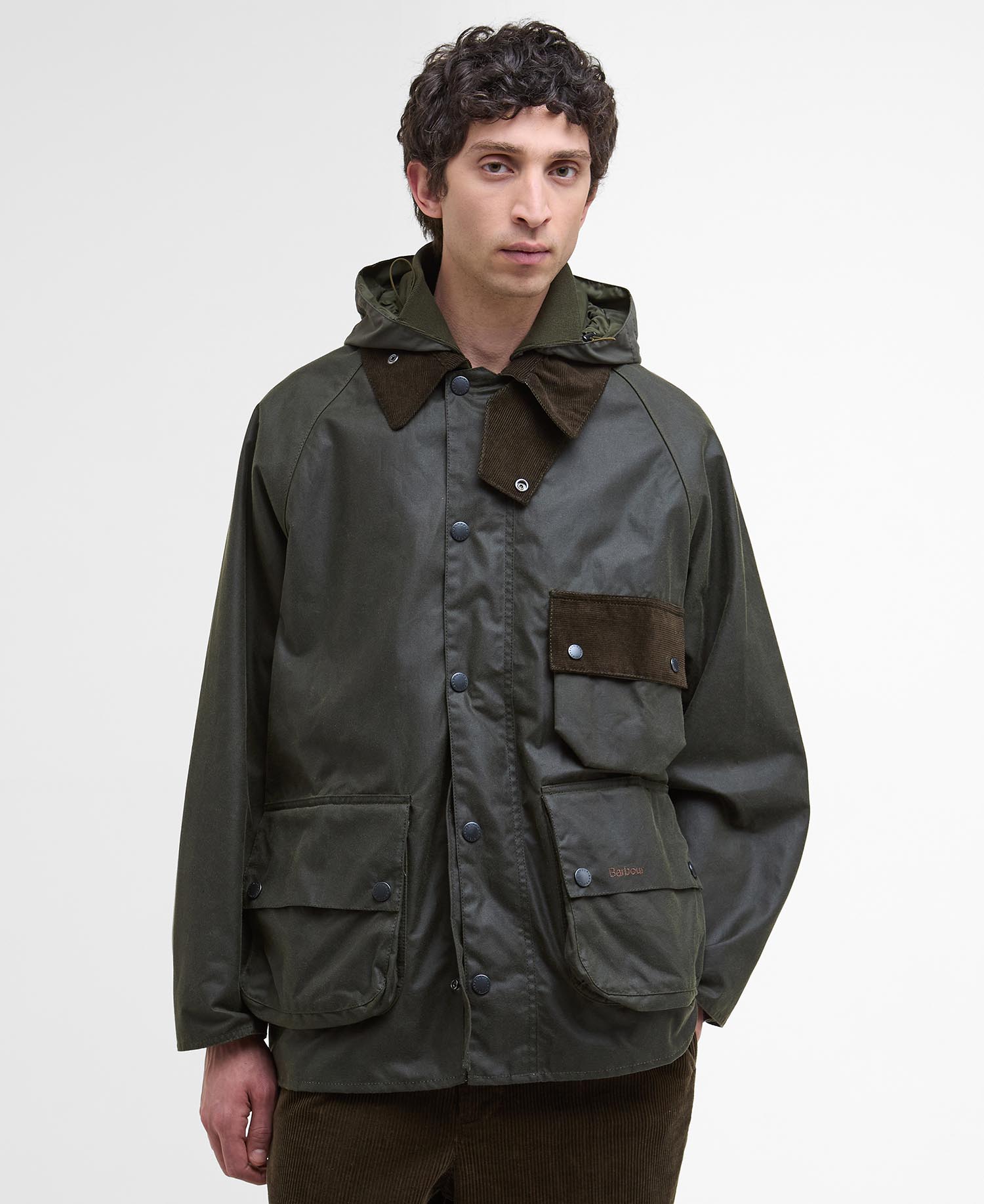 Вощеная куртка Barbour Modified Solway, оливковый
Вощеная куртка Barbour Modified Solway, оливковый