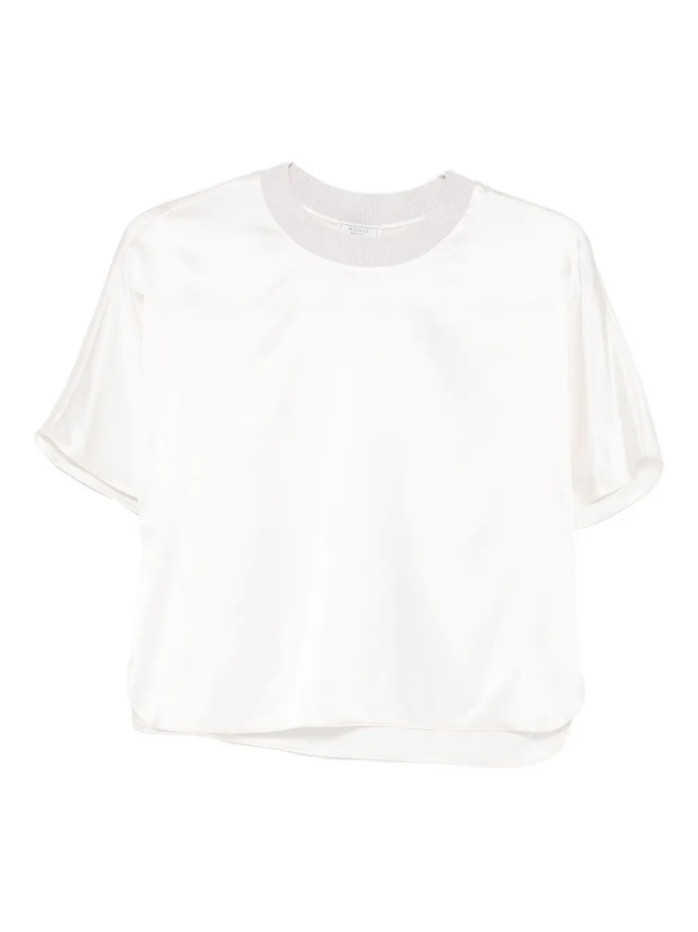 Шелковая блузка с круглым вырезом Peserico, нейтральный
Шелковая блузка с круглым вырезом Peserico, нейтральный