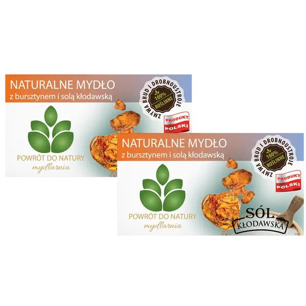100% натуральное мыло на растительной основе с янтарем и солью Клодава, 2 шт. Powrót Do Natury
100% натуральное мыло на растительной основе с янтарем и солью Клодава, 2 шт. Powrót Do Natury