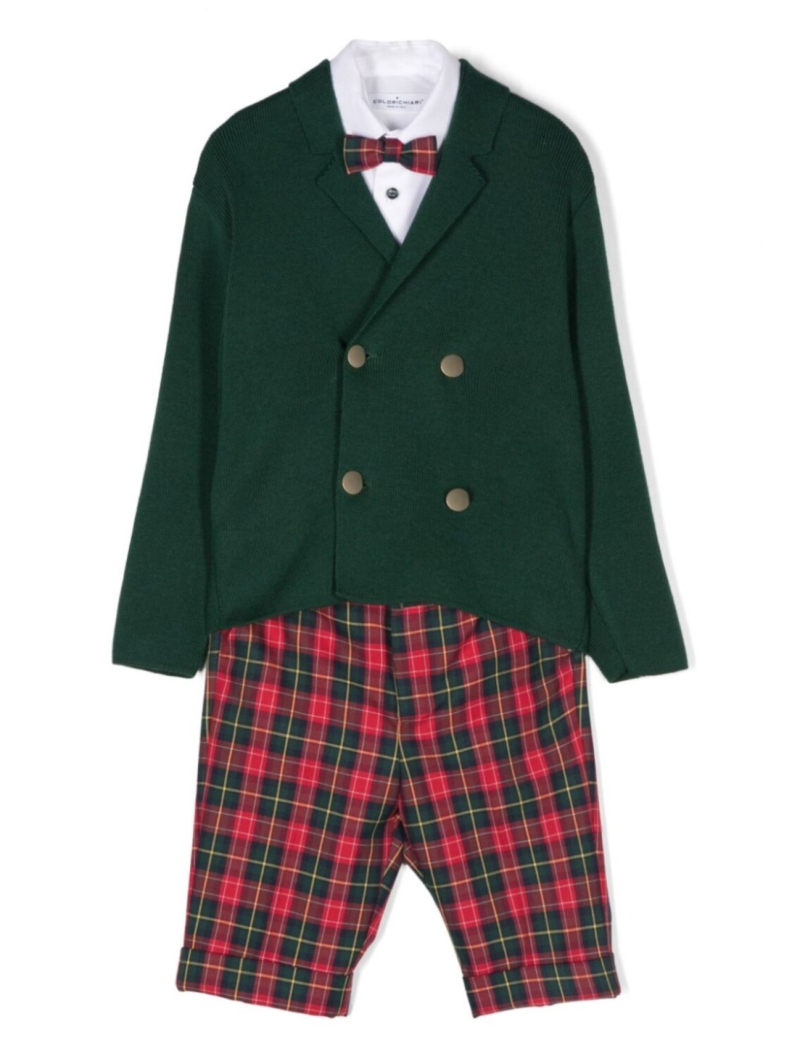 Комплект из рубашки и шортов Colorichiari, зеленый 
Комплект из рубашки и шортов Colorichiari, зеленый