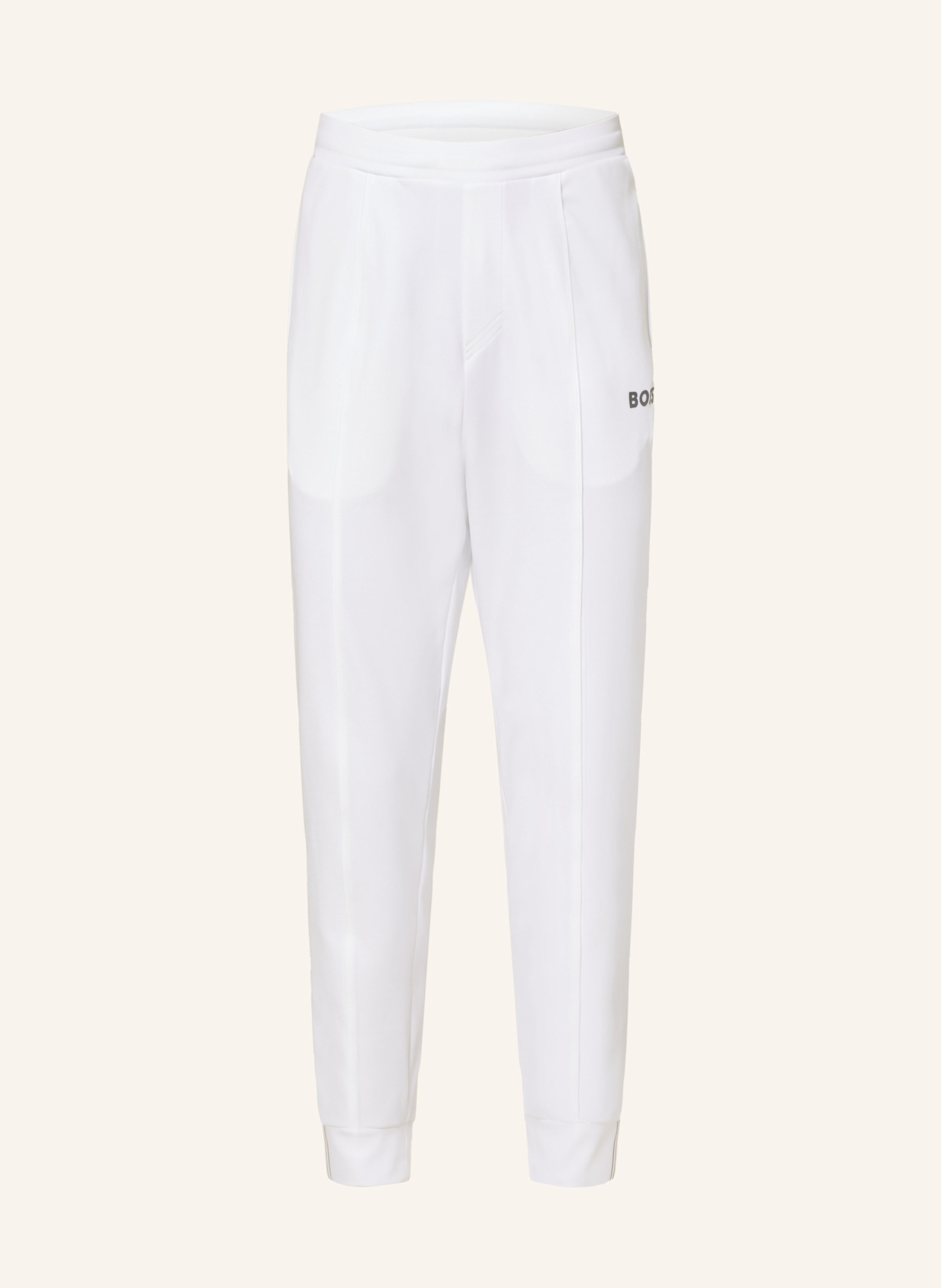 Теннисные брюки пике hadiko Boss, белый 
Теннисные брюки пике hadiko Boss, белый