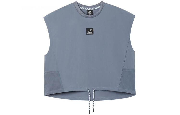 Укороченный топ женский серый/синий New Balance
Укороченный топ женский серый/синий New Balance