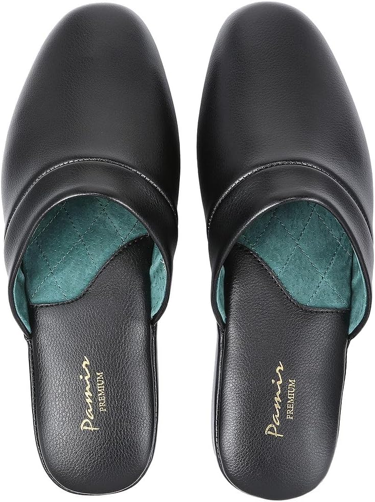 Мужские домашние тапочки PAMIR из натуральной кожи с мемори-подошвой и кожаной подошвой, черный
Мужские домашние тапочки PAMIR из натуральной кожи с мемори-подошвой и кожаной подошвой, черный