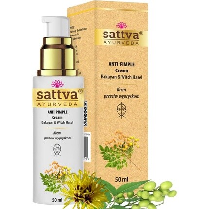 Крем против прыщей Sattva против прыщей на лице с бакаяном и гамамелисом, натуральным средством для удаления прыщей, кремом от прыщей с салициловой кислотой и цинком для подростков Sattva Ayurveda
Крем против прыщей Sattva против прыщей на лице с бакаяном и гамамелисом, натуральным средством для удаления прыщей, кремом от прыщей с салициловой кислотой и цинком для подростков Sattva Ayurveda