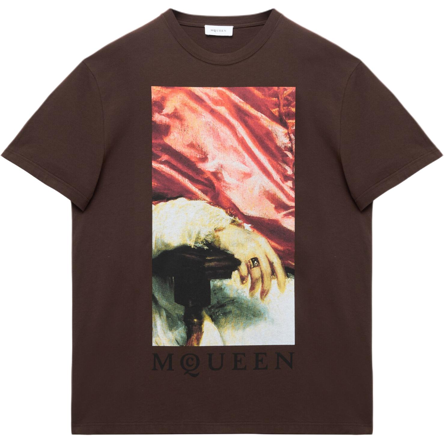 Футболка с принтом Alexander McQueen, коричневый
Футболка с принтом Alexander McQueen, коричневый