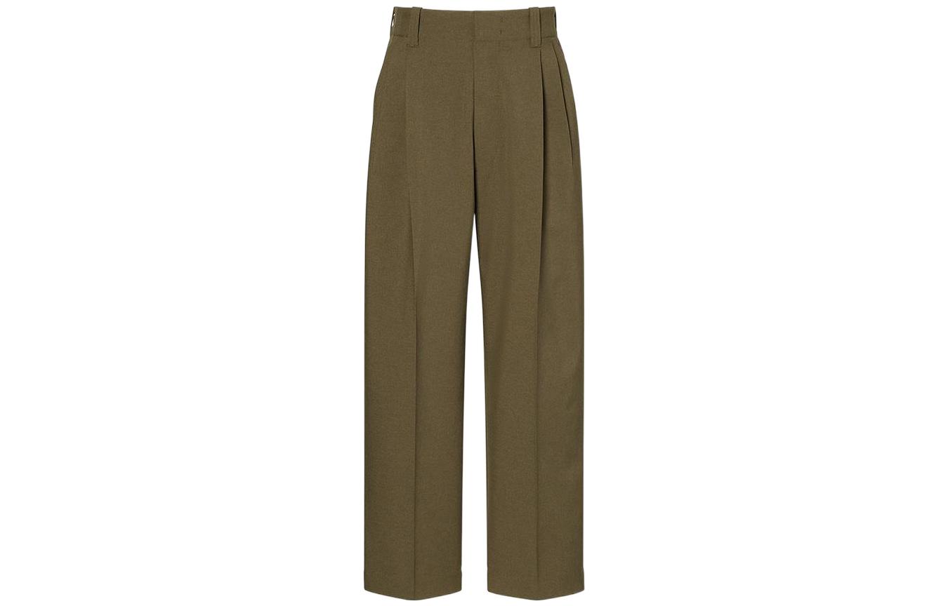 Повседневные брюки унисекс темно-оливкового цвета UNIQLO
Повседневные брюки унисекс темно-оливкового цвета UNIQLO