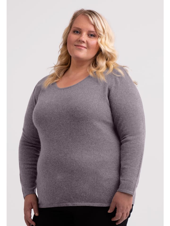 Свитер с круглым вырезом серого цвета CASH-MERE.CH
Свитер с круглым вырезом серого цвета CASH-MERE.CH