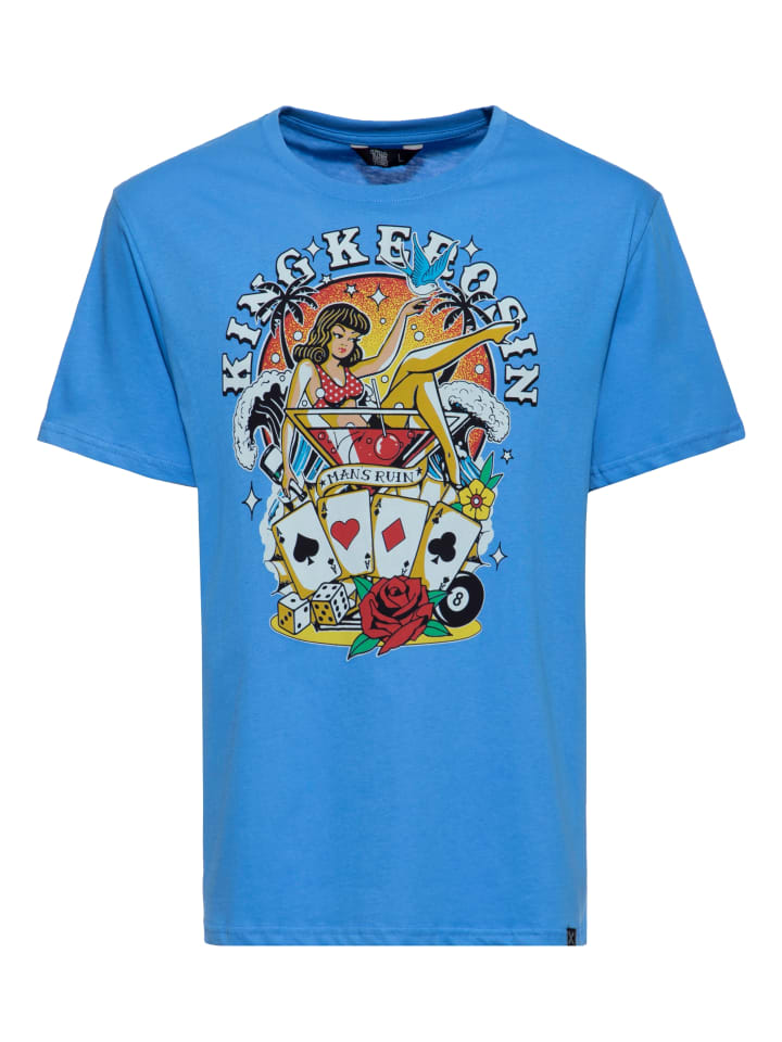 Футболка King Kerosin, синий
Футболка King Kerosin, синий