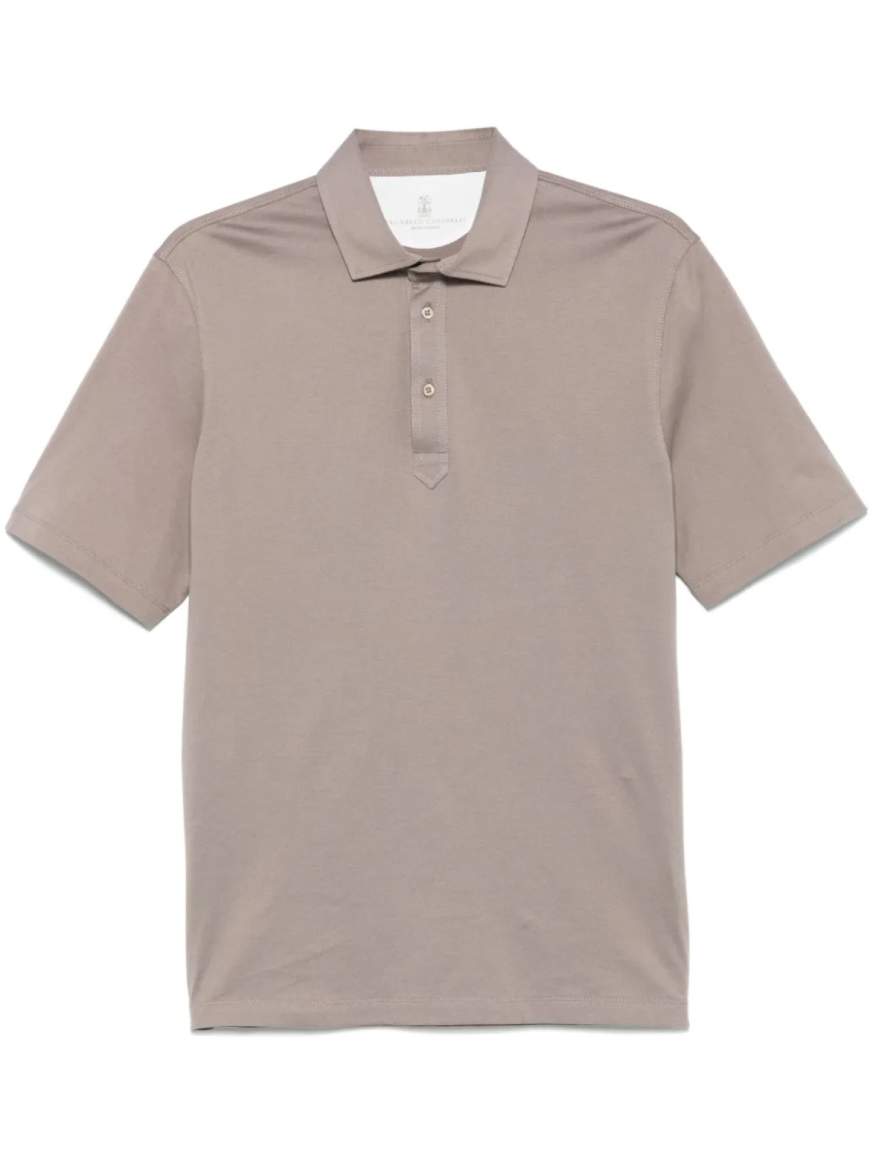 Рубашка-поло из джерси Brunello Cucinelli, коричневый
Рубашка-поло из джерси Brunello Cucinelli, коричневый
