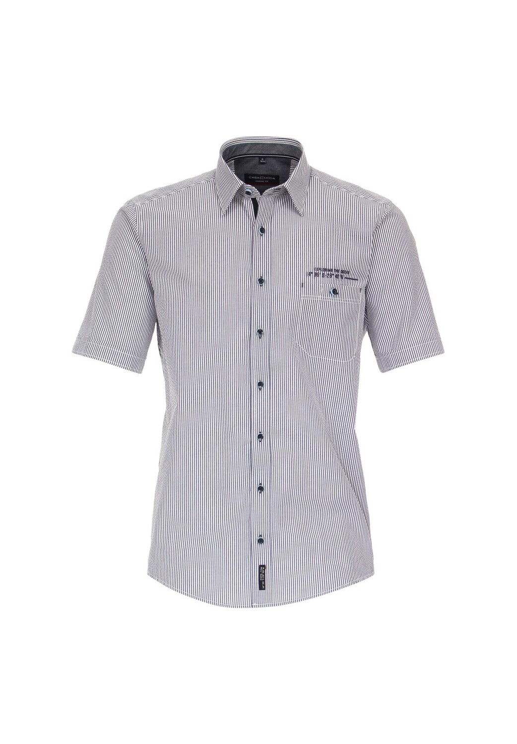 Мужская повседневная рубашка, с коротким рукавом, в полоску, повседневного кроя CASAMODA, серый
Мужская повседневная рубашка, с коротким рукавом, в полоску, повседневного кроя CASAMODA, серый