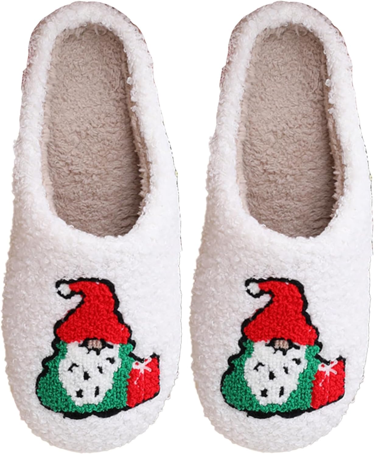 Пушистые домашние тапочки с рождественским принтом Oukisam
Пушистые домашние тапочки с рождественским принтом Oukisam