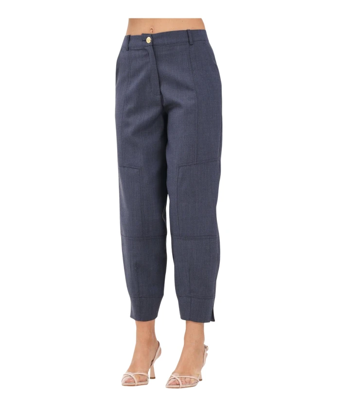 Укороченные брюки Pinko, синий
Укороченные брюки Pinko, синий