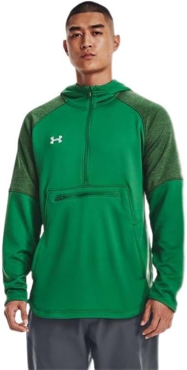 Мужской флисовый анорак Under Armour Qualifier, Team Kelly Green-White
Мужской флисовый анорак Under Armour Qualifier, Team Kelly Green-White