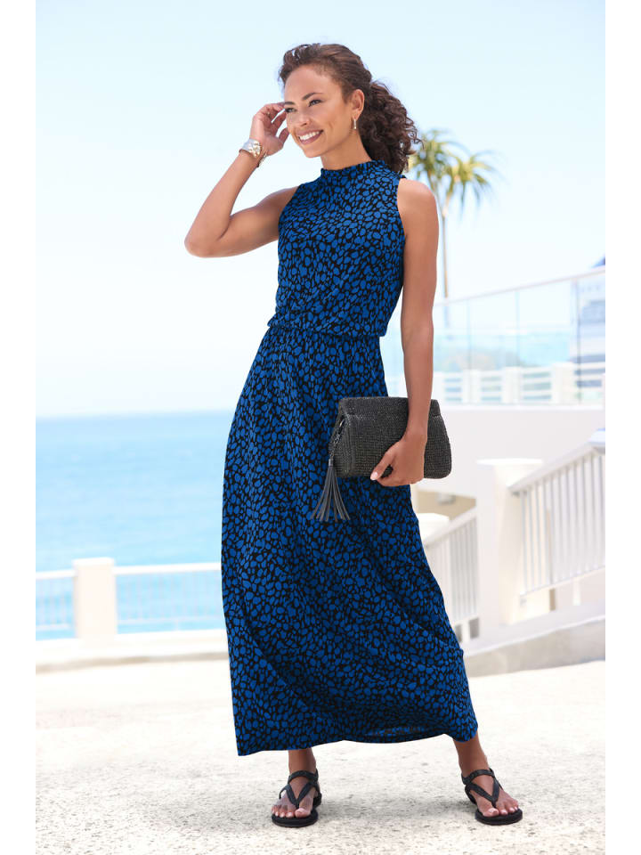 Платье из джерси черного и синего цветов LASCANA
Платье из джерси черного и синего цветов LASCANA