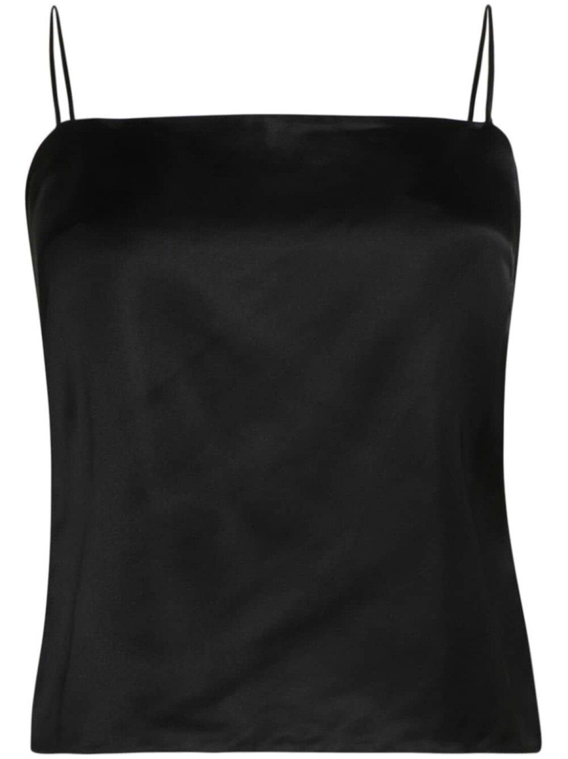 WARDROBE.NYC атласный топ без рукавов, черный 
WARDROBE.NYC атласный топ без рукавов, черный