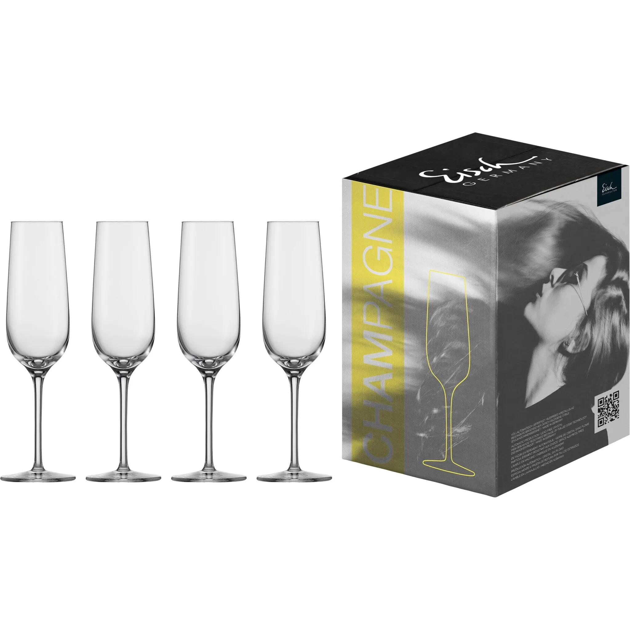 Бокалы для шампанского Eisch «Vinezza», (набор, 4 шт.), бессвинцовый, 225 мл, 4 шт, цвет transparent
Бокалы для шампанского Eisch «Vinezza», (набор, 4 шт.), бессвинцовый, 225 мл, 4 шт, цвет transparent