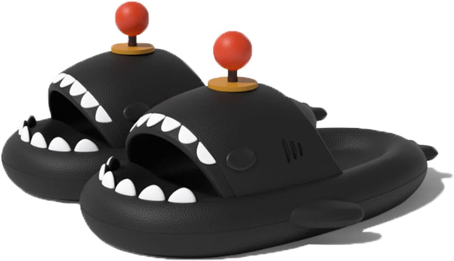 Оригинальные сланцы Zureto Shark, унисекс с изображением акулы, новые домашние тапочки Cloud Shark для спа, сандалии, черный
Оригинальные сланцы Zureto Shark, унисекс с изображением акулы, новые домашние тапочки Cloud Shark для спа, сандалии, черный