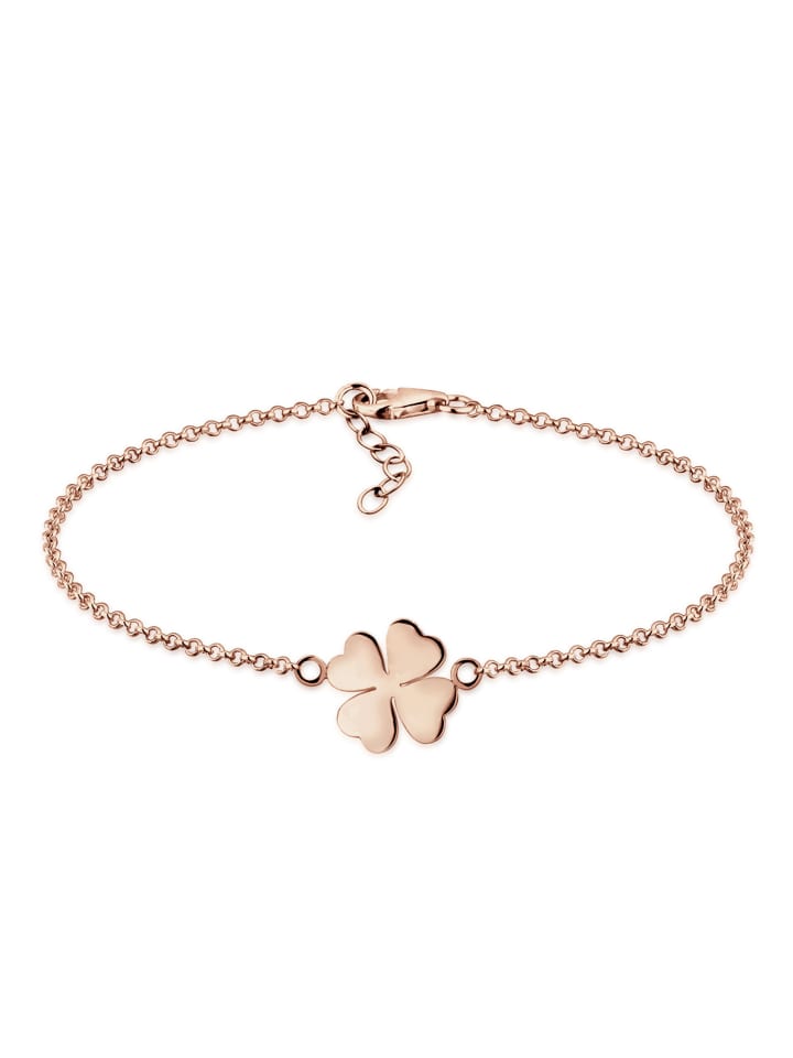Elli Браслет из серебра 925 пробы в форме клеверного листа с отделкой из розового золота
Elli Браслет из серебра 925 пробы в форме клеверного листа с отделкой из розового золота