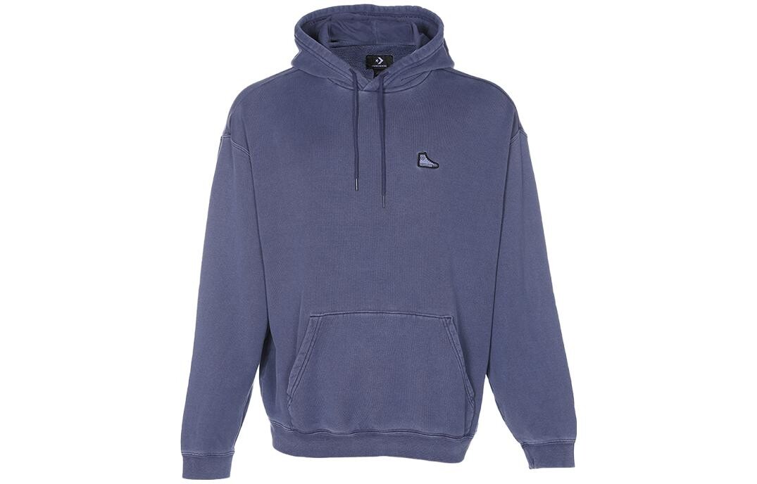 Толстовка унисекс фиолетовая Converse, темно-фиолетовый 
Толстовка унисекс фиолетовая Converse, темно-фиолетовый