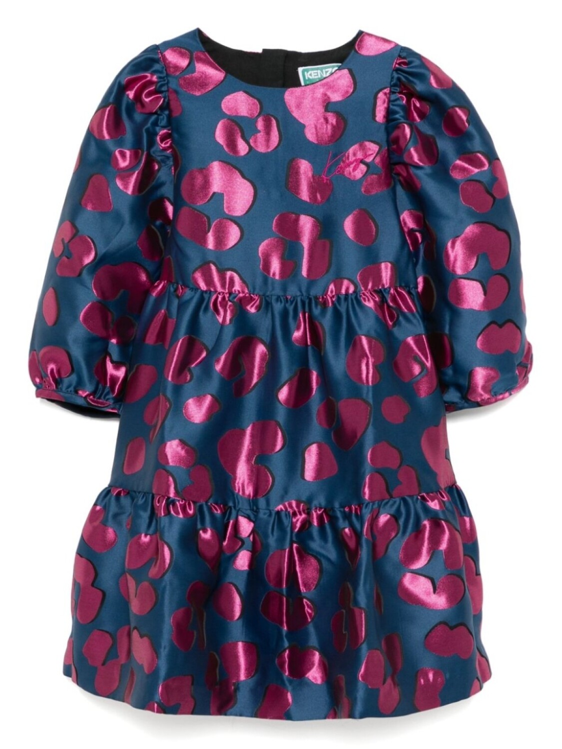 Платье с геометричным принтом Kenzo Kids, синий
Платье с геометричным принтом Kenzo Kids, синий