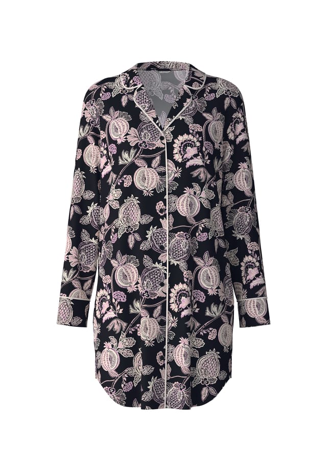 Ночная рубашка с длинными рукавами из тенселя модала и шелка лунные сны Calida, черный
Ночная рубашка с длинными рукавами из тенселя модала и шелка лунные сны Calida, черный