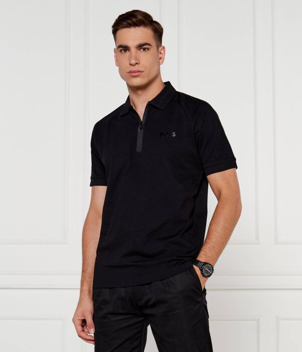 Поло мужское Boss Green Филикс на молнии, черный
Поло мужское Boss Green Филикс на молнии, черный