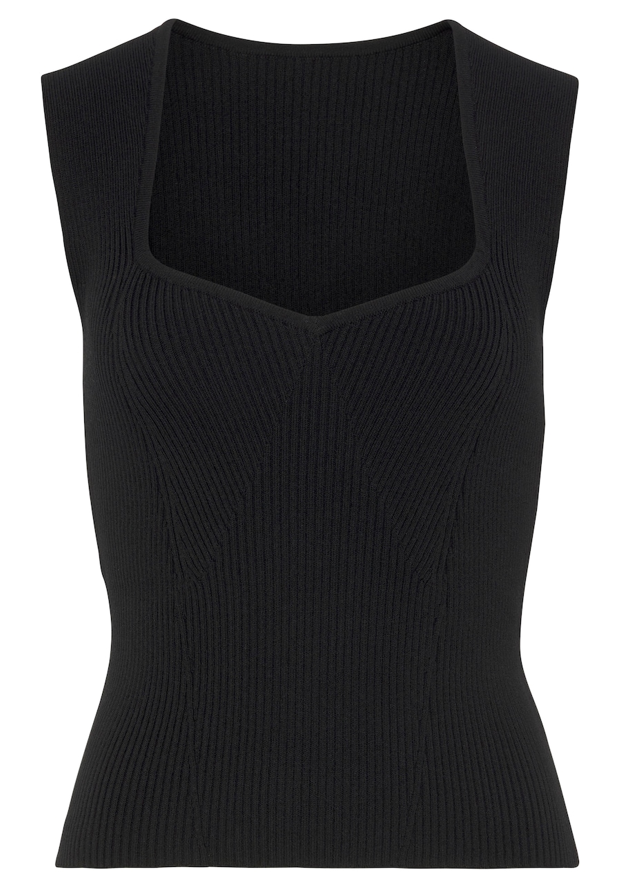 Топ LASCANA, черный
Топ LASCANA, черный