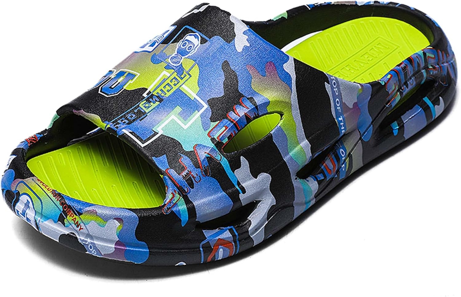 Мужские летние сандалии-шлепанцы для пляжа, модные повседневные легкие мягкие дышащие удобные, стойкие к скольжению износостойкие тапочки с принтом Generic, черный/зеленый
Мужские летние сандалии-шлепанцы для пляжа, модные повседневные легкие мягкие дышащие удобные, стойкие к скольжению износостойкие тапочки с принтом Generic, черный/зеленый
