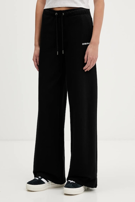 Хлопковые спортивные штаны Guess Jeans, черный
Хлопковые спортивные штаны Guess Jeans, черный