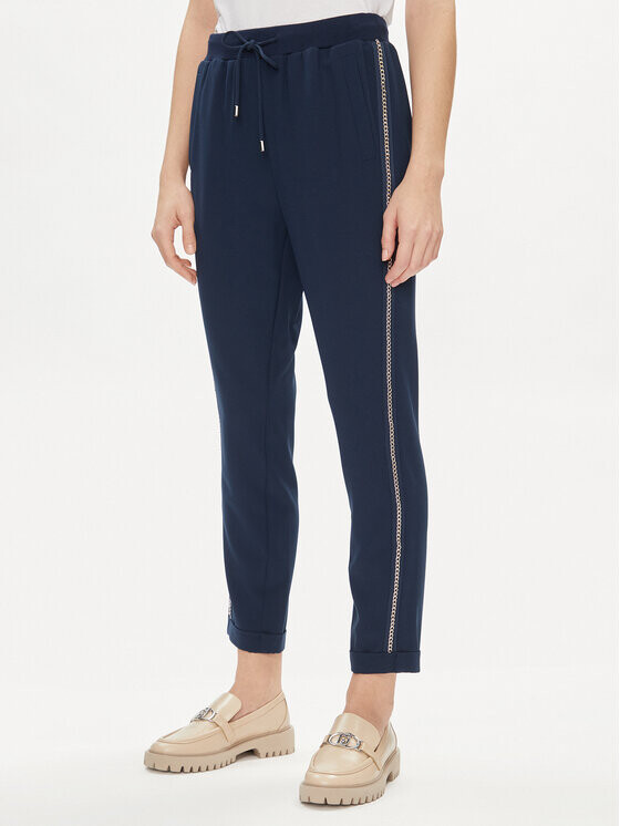 Тканевые брюки стандартного кроя Liu Jo, синий
Тканевые брюки стандартного кроя Liu Jo, синий