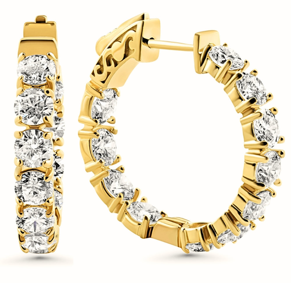 Серьги-кольца с огромным бриллиантом TW 4,40 карата внутри и снаружи, выращенное в лаборатории желтое золото 14 карат Pompeii2, 14K Yellow Gold
Серьги-кольца с огромным бриллиантом TW 4,40 карата внутри и снаружи, выращенное в лаборатории желтое золото 14 карат Pompeii2, 14K Yellow Gold