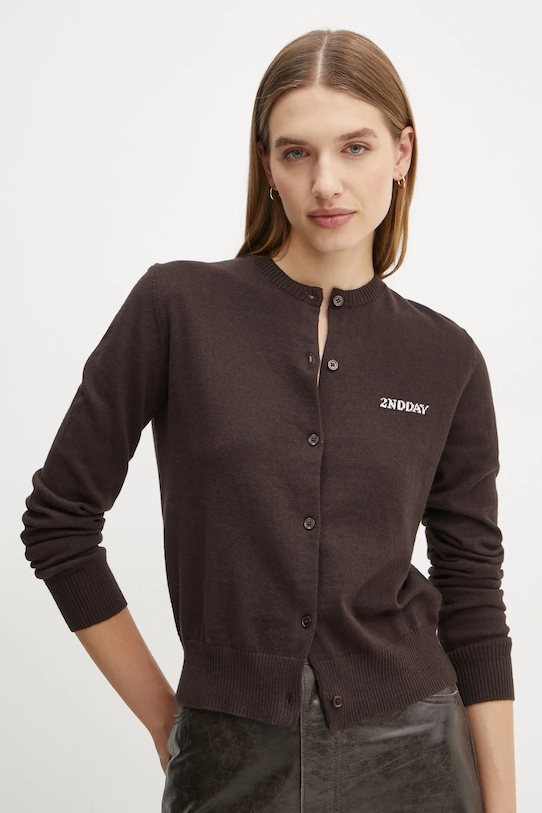 Кардиган с добавлением шерсти Vinny 2Ndday, коричневый
Кардиган с добавлением шерсти Vinny 2Ndday, коричневый