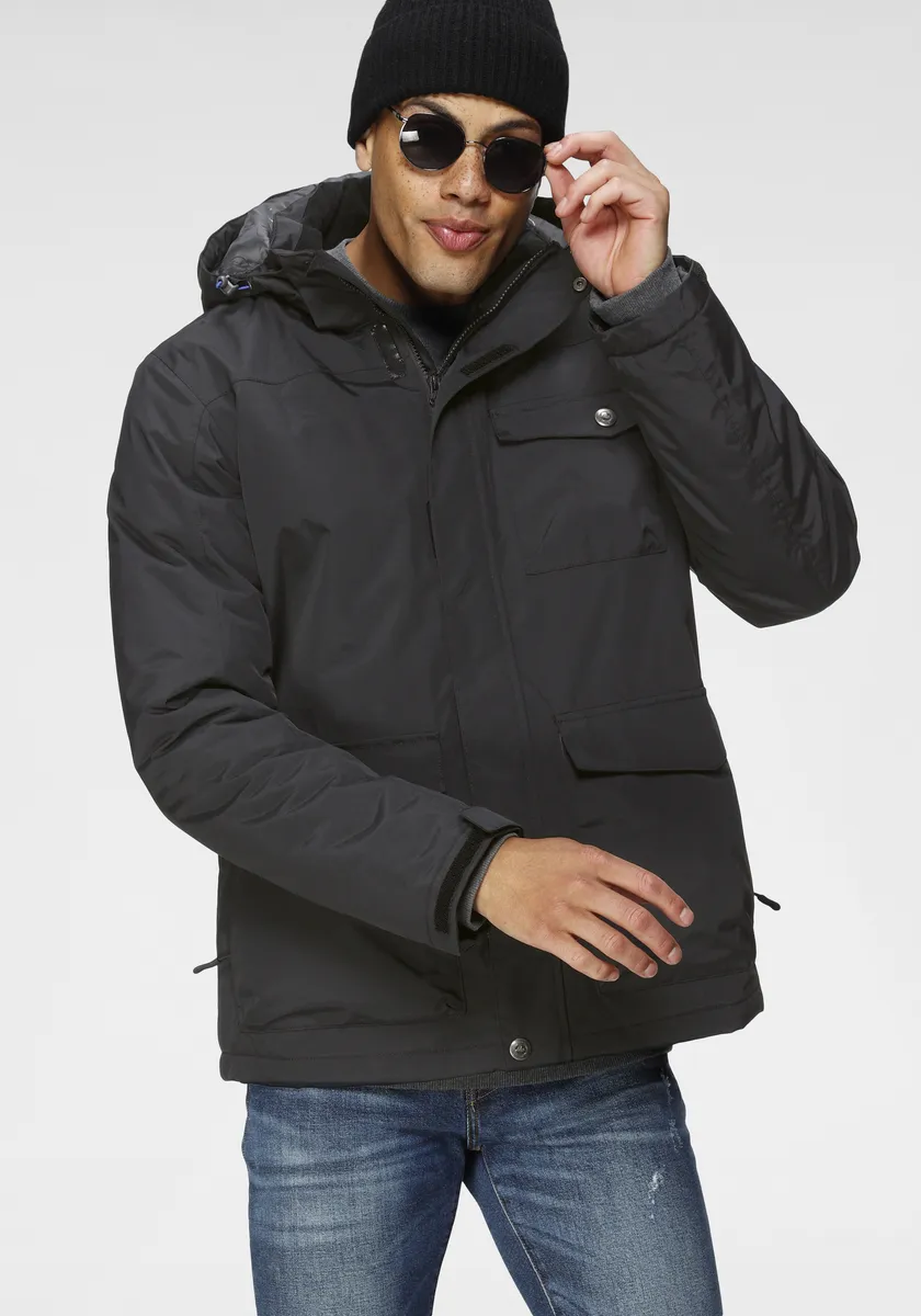 Функциональная куртка Polarino, с капюшоном, водяной столб 3000 мм, швы проклеены, черный
Функциональная куртка Polarino, с капюшоном, водяной столб 3000 мм, швы проклеены, черный