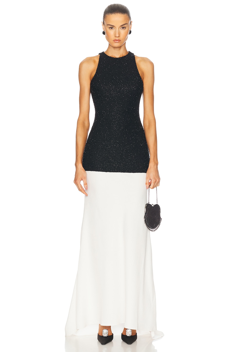 Платье Габриэль Staud, черный/слоновая кость
Платье Габриэль Staud, черный/слоновая кость