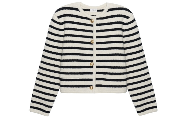 Куртка женская Celine в полоску, белый
Куртка женская Celine в полоску, белый