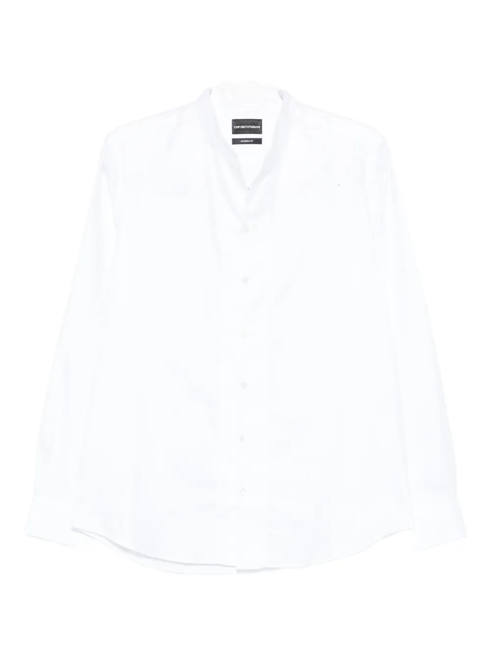 Хлопковая рубашка с воротником-стойкой EMPORIO ARMANI, белый
Хлопковая рубашка с воротником-стойкой EMPORIO ARMANI, белый