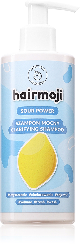 Hairmoji Sour Power - глубокоочищающий шампунь с успокаивающим эффектом Hairy Tale, 240 мл
Hairmoji Sour Power - глубокоочищающий шампунь с успокаивающим эффектом Hairy Tale, 240 мл