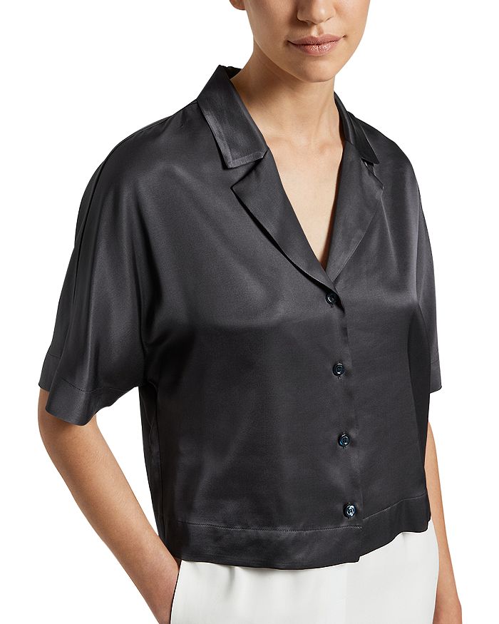 Блуза с вырезом ласточка Peserico, синий
Блуза с вырезом ласточка Peserico, синий