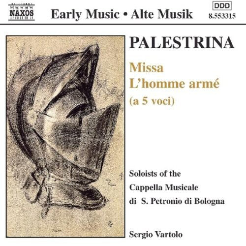CD диск Palestrina / Vartolo / Capella Musicale: Missa L'homme Arme (A 5 Voci)
CD диск Palestrina / Vartolo / Capella Musicale: Missa L'homme Arme (A 5 Voci)