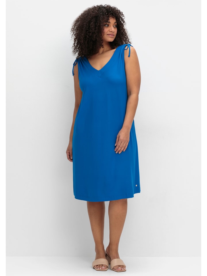 Платье до колена sheego, кобальтовый синий
Платье до колена sheego, кобальтовый синий