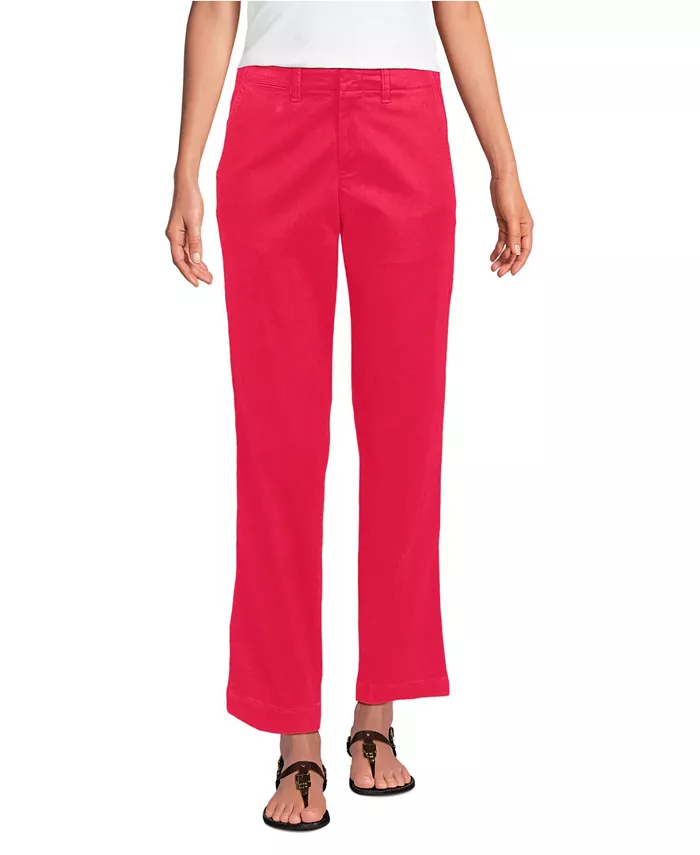 Женские чинос-брюки Mid Rise Classic Straight Leg с укороченным штанином Lands' End, розовый
Женские чинос-брюки Mid Rise Classic Straight Leg с укороченным штанином Lands' End, розовый