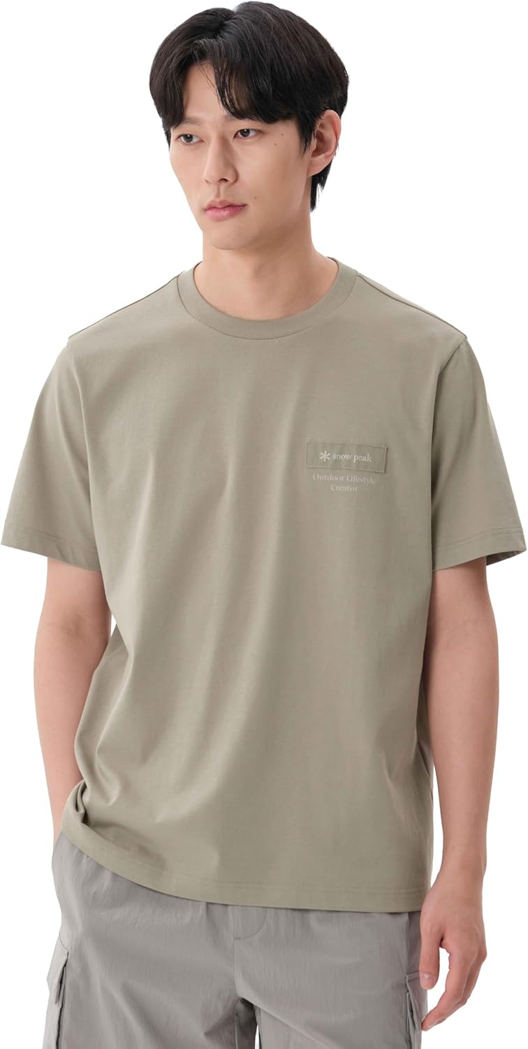 Мужская футболка Snow Peak GS-S25MMFTS24 с нашивкой и коротким рукавом, бежевый
Мужская футболка Snow Peak GS-S25MMFTS24 с нашивкой и коротким рукавом, бежевый