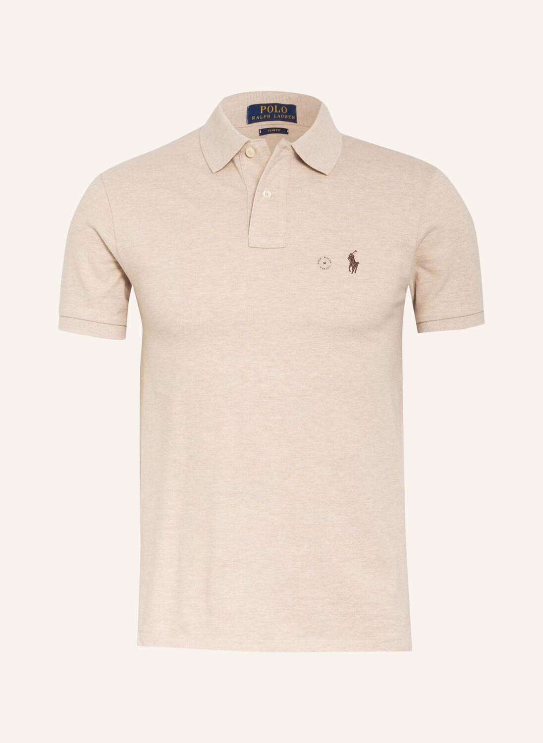 Рубашка-поло узкого кроя из пике POLO RALPH LAUREN, бежевый
Рубашка-поло узкого кроя из пике POLO RALPH LAUREN, бежевый