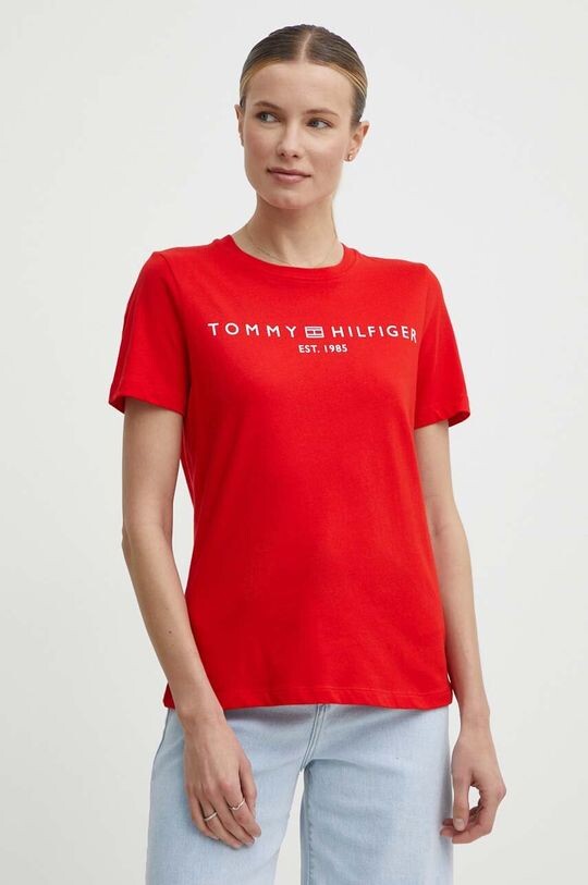 Хлопковая футболка Tommy Hilfiger, красный
Хлопковая футболка Tommy Hilfiger, красный