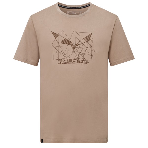 Футболка с геометрическим принтом орла - функциональная футболка Salewa, Quicksand
Футболка с геометрическим принтом орла - функциональная футболка Salewa, Quicksand