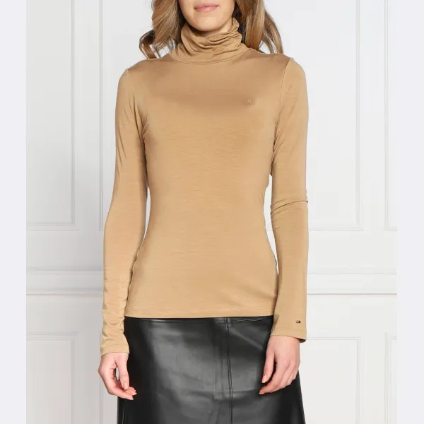 Облегающая водолазка из мягкого тенселя Tommy Hilfiger, коричневый
Облегающая водолазка из мягкого тенселя Tommy Hilfiger, коричневый