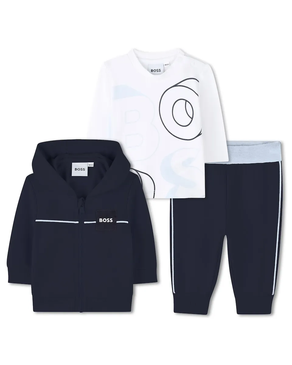 Комплект для мальчика с длинным рукавом BOSS Kidswear, черный
Комплект для мальчика с длинным рукавом BOSS Kidswear, черный